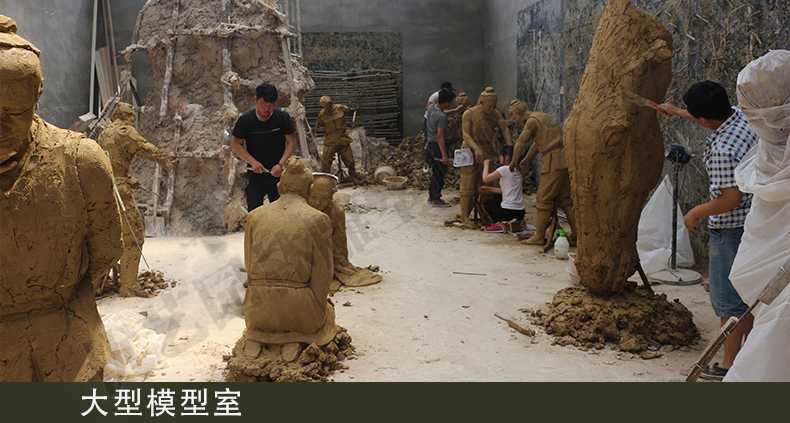 銅雕塑模型室，銅雕塑模型