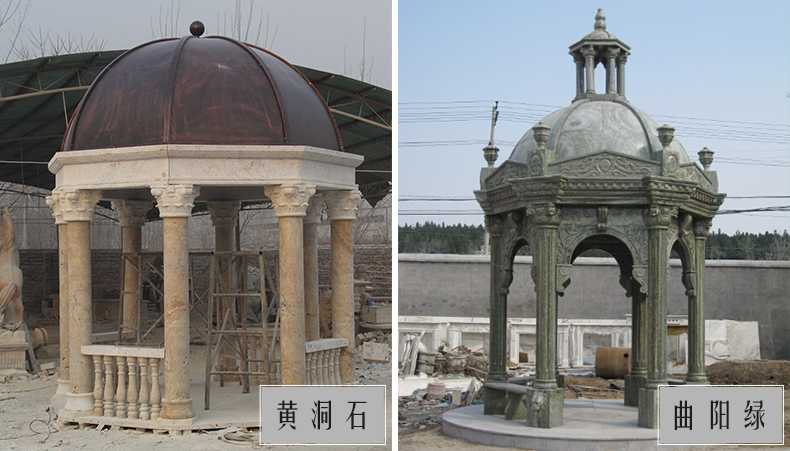 歐式景觀亭子，石雕大理石亭子，河北涼亭廠家
